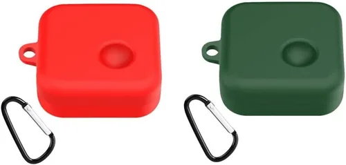 Vista 10 de DAYJOY - Juego de 2 fundas protectoras de silicona de goma suave compatible con auriculares TWS, funda protectora con llavero para nada de oreja (1)