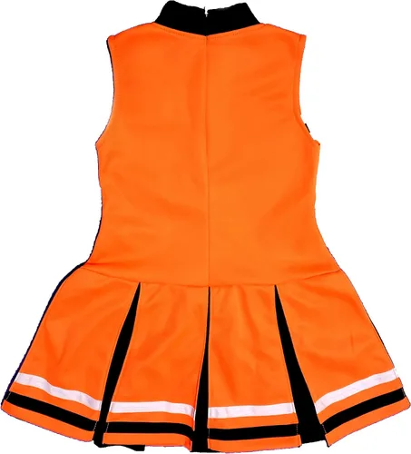 Vista 4 de Total 2550 Disfraz de animadora para niñas pequeñas, uniforme de animadora, disfraz de Halloween