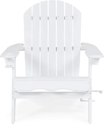 Vista 14 de Christopher Knight Home Christine - Silla plegable Adirondack de madera de acacia para exteriores, color gris oscuro