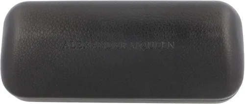 Vista 4 de Alexander McQueen Gafas de diseñador de moda aviador Shny Endr Gld Dk Gry para mujer