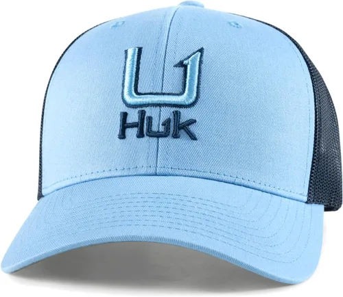 Vista 42 de HUK - Gorra de camionero de malla para hombre con cierre a presión Gorra de pesca antirreflectante