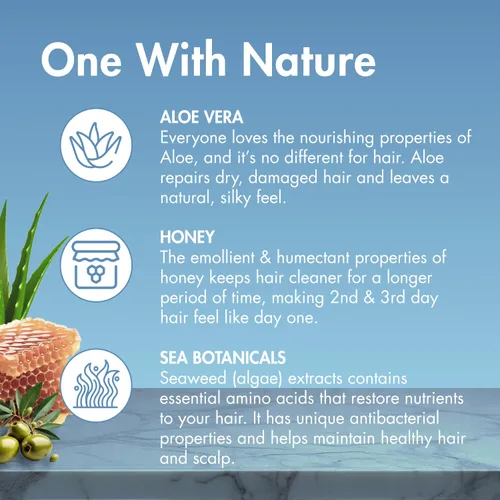 Vista 5 de MopTop Acondicionador diario, hidratante natural para el cabello, reduce el encrespamiento, el aloe, los botánicos marinos y la miel, seguro
