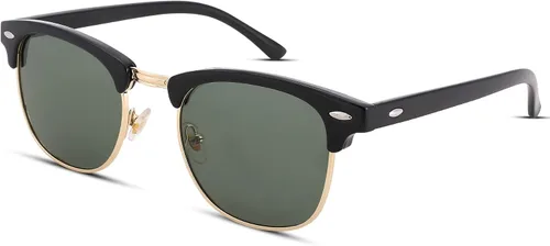 Vista 21 de Pro Acme Gafas de sol polarizadas semi sin montura con protección UV 400 para mujeres y hombres