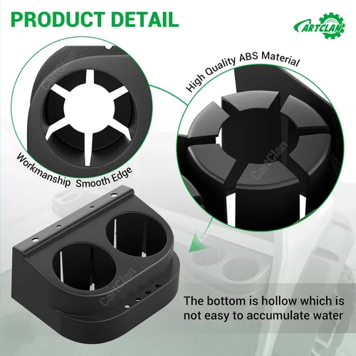 Vista 2 de Club Car DS Cup Holder Kit Dual para 1993 en adelante carrito de golf OEM # 1016811 101708301 Paquete individual