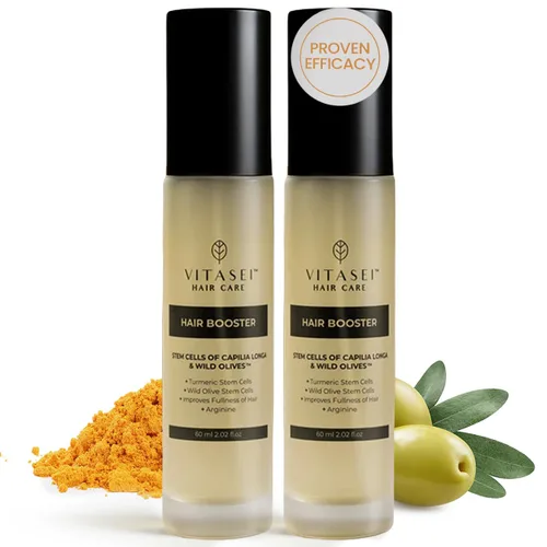 Vista 9 de Vitasei Hair Booster - Suero revitalizante para el cabello con capilia longa, células madre de oliva silvestre y arginina, tónico capilar