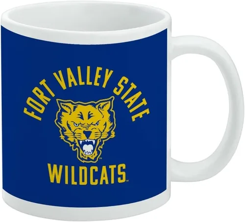 Vista 6 de Abilene Christian Wildcat Taza de café de cerámica, tazas de regalo novedosas para café, té y bebidas calientes, 11 onzas, color blanco
