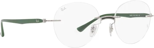 Vista 5 de Ray-Ban Rx8768 Titanium Round Prescription Eyeglass Frames