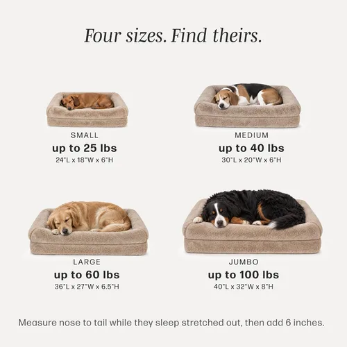 Vista 7 de Furhaven Snuggler - Cama ortopédica para perro, funda lavable, tamaño pequeño, visón