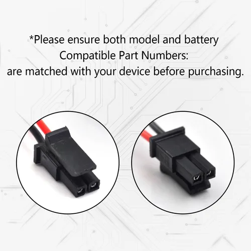 Vista 4 de Paquete de 2 baterías AA de 6 V 2000 mAh para paneles 600-XTI-BAT Simon XTi XTi-5 Ni-MH rechargeable battery packs replace 600XTIBAT for GE