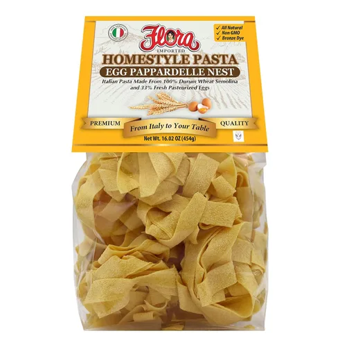 Vista 8 de Flora Fine Foods Pasta casera orgánica (Fettuccine de huevo casero)
