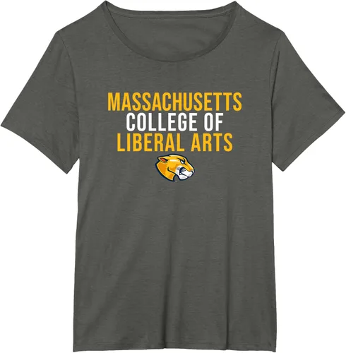 Vista 18 de Mass Liberal Arts MCLA Trailblazers - Camiseta apilada, Negro