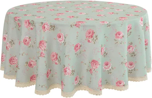 Vista 14 de Mantel cuadrado con estampado floral de 38 x 38 pulgadas, resistente a las manchas e impermeable, para cocina, comedor, interior y exterior