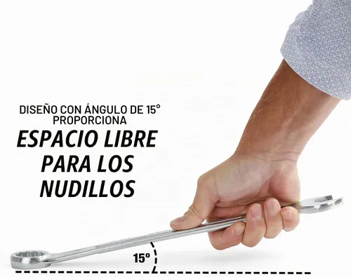 Vista 6 de OEMTOOLS 22101 Juego de llaves combinadas SAE Jumbo de 5 piezas, juego de llaves combinadas grandes, tamaños SAE