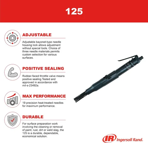 Vista 2 de Ingersoll Rand 125 escalador de agujas de resistencia estándar