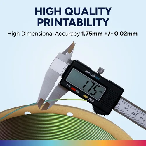 Vista 98 de OVERTURE - Filamento de ácido poliláctico (Easy PLA) para impresora 3D de 1.75 mm, bobina de cartón de 2.2 libras, precisión dimensional +/- 0.02