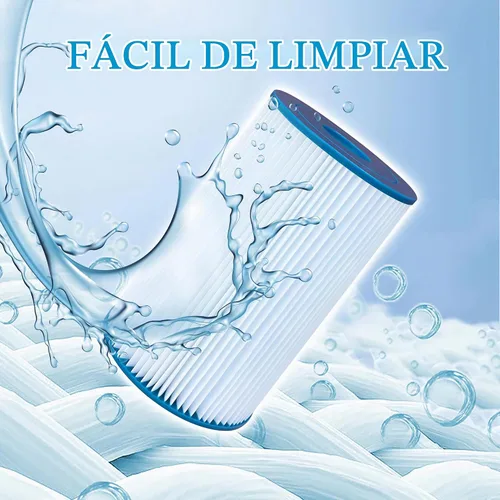 Vista 5 de Filtro de piscina compatible con filtro de piscina tipo B, repuesto 29005E, paquete de 3