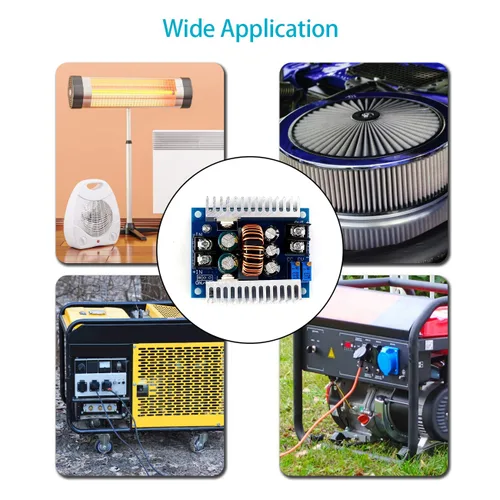Vista 7 de Módulo de fuente de alimentación 20A DC-DC 6V-40V a 1.2V-35V Convertidor reductor reductor ajustable Adaptador CVCC Voltaje constante Convertidor