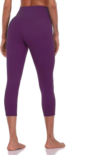 Vista 2 de Colorfulkoala - Leggings de cintura alta para mujer con bolsillos 21 de entrepierna