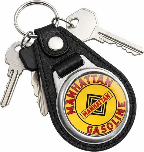 Vista 89 de Brotherhood Round Key Chain for Vintage Motor Oil, Petroleum, and