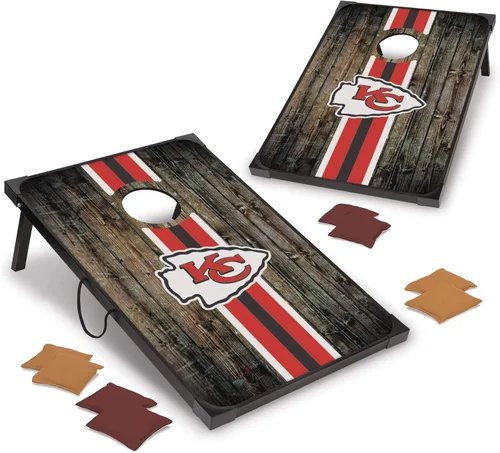 Vista 17 de Wild Sports - Set Deluxe para Jugar Cornhole con Tablero de MDF de 2 x 3 Pies - Incluye Esquinas y Delantales
