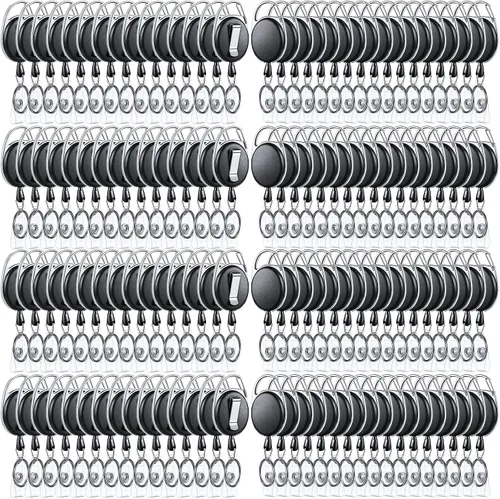Vista 22 de Laumoi - 80 clips retráctiles para carretes de identificación Negro