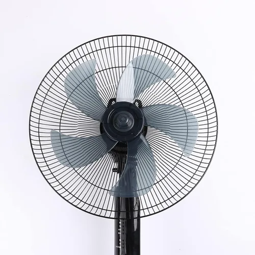Vista 7 de iiniim Ventilador universal de plástico de 12/14 pulgadas, repuesto de 5 hojas con cubierta de tuerca para ventilador general de pie, color gris, 12