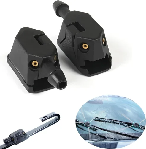 Vista 18 de OTUAYAUTO Boquillas ajustables para limpiaparabrisas – Repuesto para Ford F150 2004-2013 – Reemplaza al OEM #: 3W7Z17603AA, kit de chorro