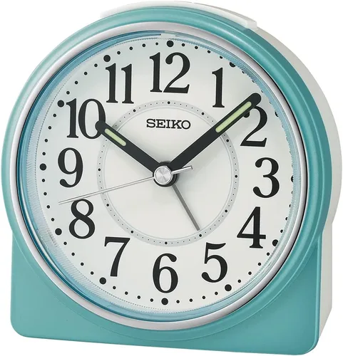 Vista 2 de Seiko Marui - Reloj despertador para dormitorio, color azul metálico