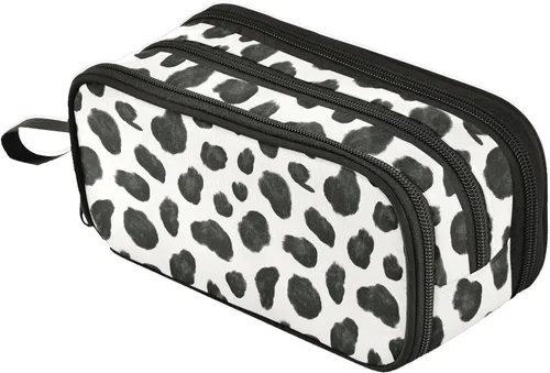 Vista 31 de Fustylead Alice - Estuche de ajedrez para lápices con cremallera, bolsa de maquillaje, bolsa de cosméticos, bolsa de viaje multiusos, caja