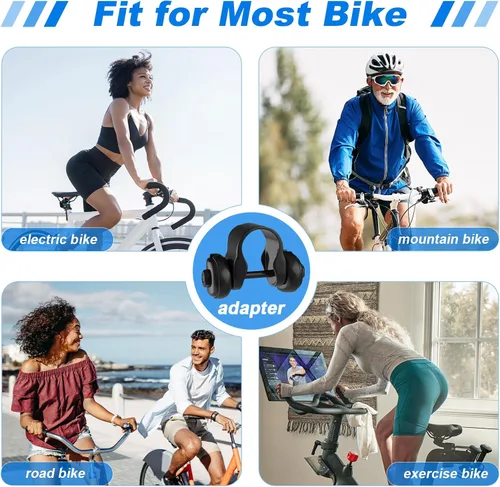Vista 7 de Asiento de Bicicleta Extragrande, Asiento de Bicicleta Cómodo - Sillín de Bicicleta de Repuesto Universal - Asiento de Bicicleta de Cuero