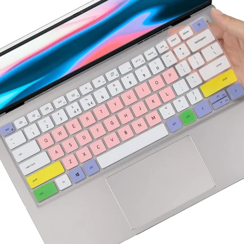 Vista 10 de Funda de teclado para Dell Inspiron 14 5410 5415 5418 5420 5425 5430 7415 7420 7425 7430 7435, Dell Inspiron 16 5620 5625 5630 7620 7630, Inspiron