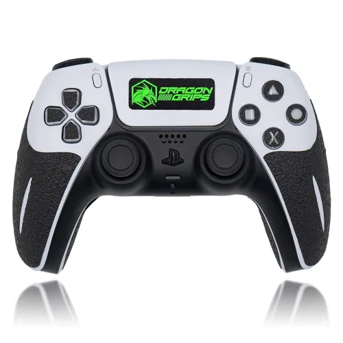 Vista 6 de Dragon Grips Controller Grips for PS5 Controllers Textured Skin kit for Playstation 5 Dualsense. Haptic Compatible Gaming Controller Grip Skins for