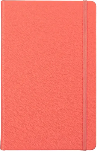 Vista 17 de Cuaderno de escritura clásico de cuero, de tapa dura, cierre elástico, páginas con rayas estrechas, colección Inspire