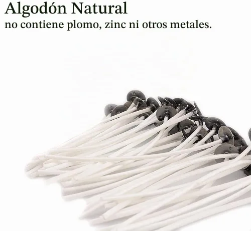 Vista 5 de EricX Light 100 mechas para velas, núcleo de algodón preencerado de 3.5 pulgadas para hacer velas