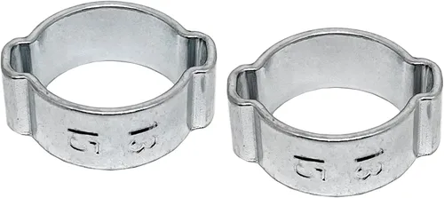 Vista 9 de 20 clips de manguera de oreja ajustables de 0.27 a 0.27 pulgadas, abrazadera de manguera de dos orejas, abrazaderas de manguera de doble oreja