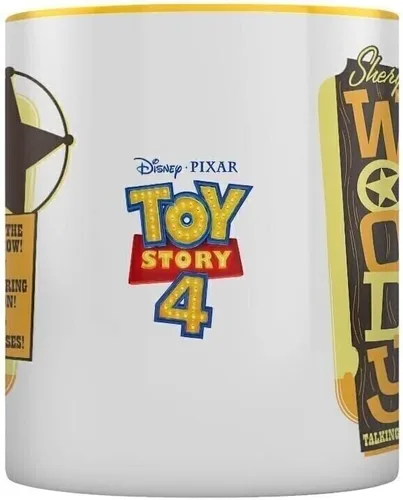 Vista 3 de Pyramid MGC25524 Toy Story 4 (Woody) Taza interior amarilla C, 11 oz/10.7 fl oz