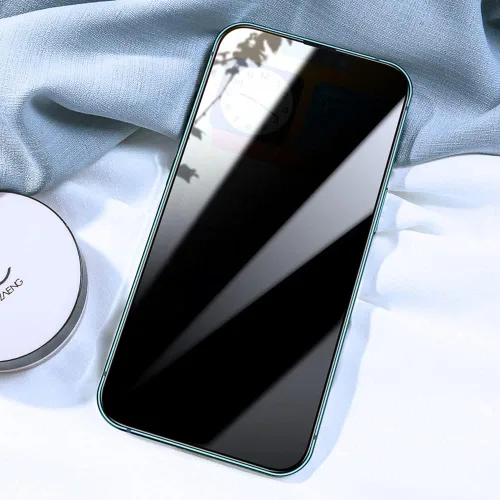 Vista 7 de Protector de pantalla de privacidad, compatible con HUAWEI WATCH Protector de película antiespía [vidrio templado]