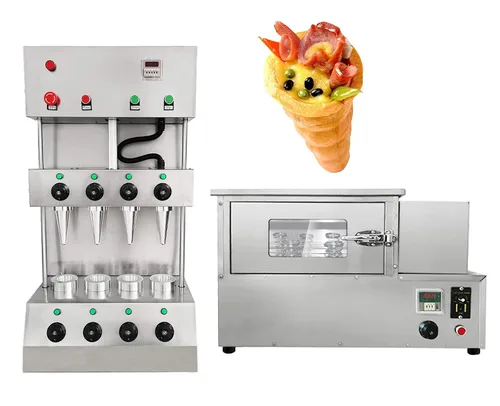 Vista 12 de TZ Máquina de cono de pizza - Máquina de 4 conos con horno, 110V/60Hz