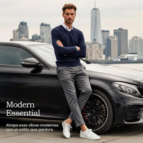 Vista 7 de Bruno Marc - Zapatillas de patinaje para hombre, estilo casual Blanco