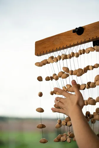 Vista 8 de Meinl Sonic Energy Seed Shell Chimes Instrumento de percusión — Sonidos naturales para meditación, ASMR, terapia de sonido, yoga