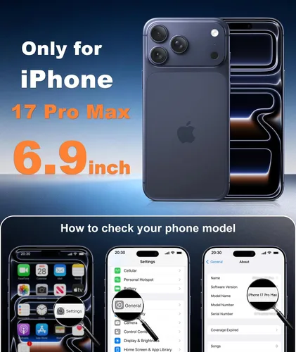 Vista 140 de FNTCASE Funda para iPhone 17 Pro: Fundas delgadas translúcidas de color azul claro compatibles con MagSafe, protección completa de la cámara
