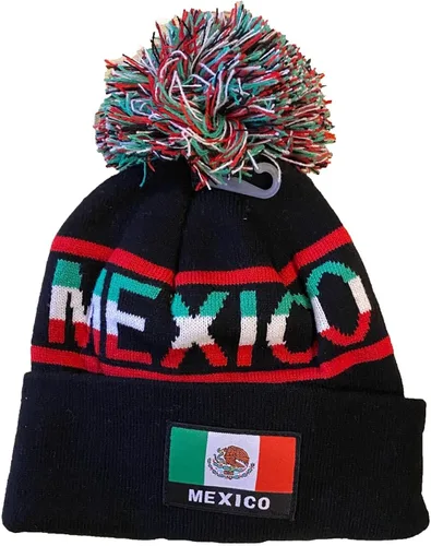 Vista 15 de COUVER Gorro con pompón de equipo de fútbol