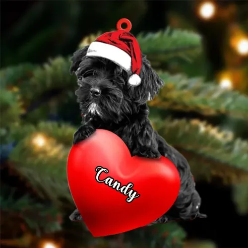Vista 14 de Adornos de Navidad personalizados para perros, nombre personalizado, adorno de Malamute de Alaska, adornos acrílicos, regalos de Navidad, amantes