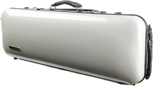 Vista 10 de Christina Estuche de violín de tamaño completo 4/4 de fibra de carbono de alta resistencia, bolsa de música para violín rectangular con cerradura