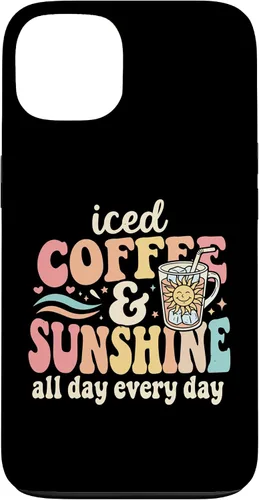 Vista 7 de Iced Coffee and Sunshine Funny Summer Case for iPhone 17