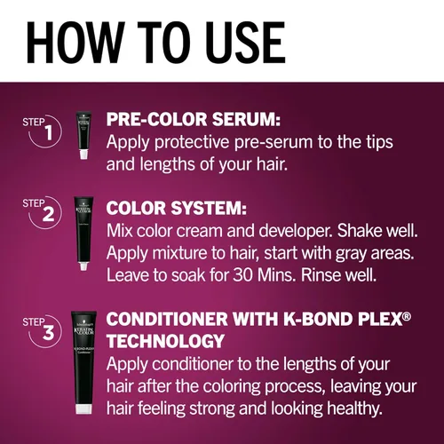 Vista 5 de Schwarzkopf con queratina color para el cabello