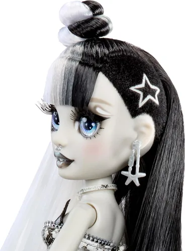 Vista 3 de Muñeca Shadow High Edición Limitada, Heather Grayson – Muñeca de moda de pelo blanco y negro de 11 pulgadas, trajes de diseñador premium para niños