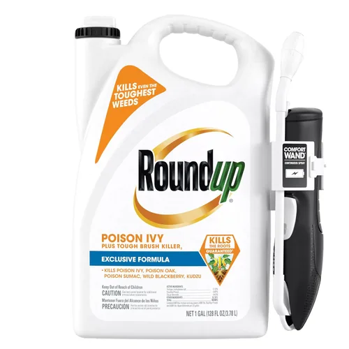 Vista 14 de Roundup Poison Ivy Plus Tough Brush Killer₂ con varita cómoda, resultados visibles en horas, 1 galón (paquete de 2)