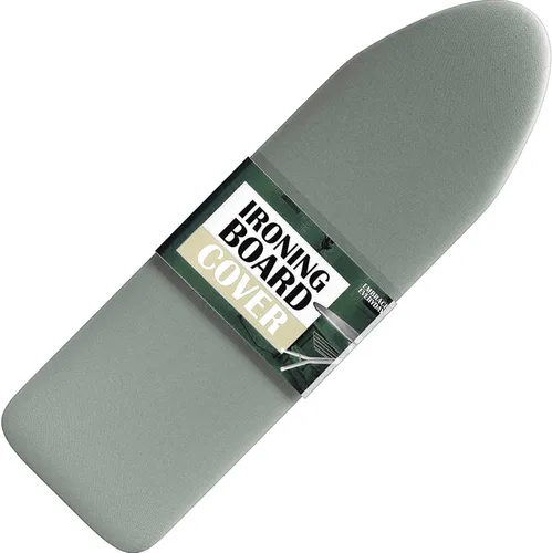 Vista 9 de Hearth & Harbor Funda para tabla de planchar y almohadilla de tamaño completo 15x54, acolchado grueso resistente a quemaduras con borde elástico