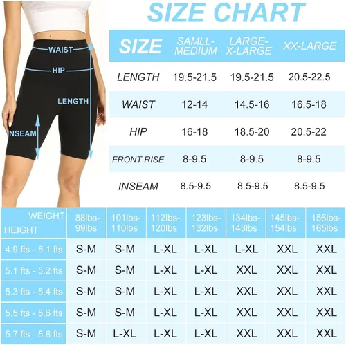 Vista 4 de GAYHAY Pantalones cortos de ciclismo para mujer, diseño suaves de tiro alto y con control de abdomen para yoga, correr, entrenamiento y deportes